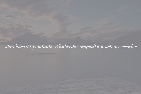 Purchase Dependable Wholesale competition usb accessories