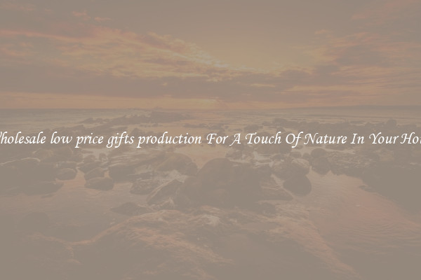 Wholesale low price gifts production For A Touch Of Nature In Your House