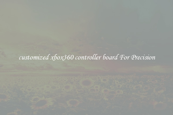 customized xbox360 controller board For Precision