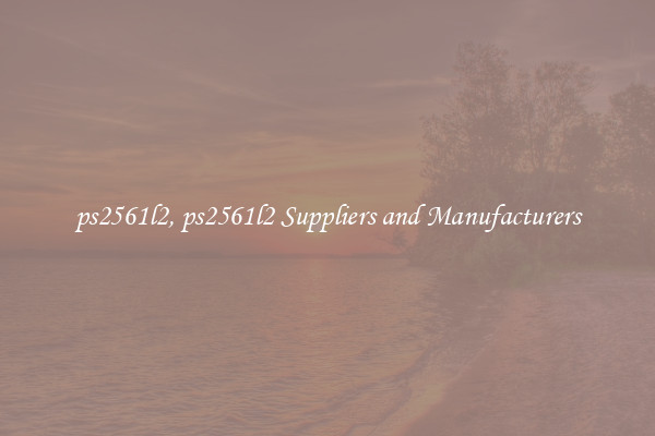 ps2561l2, ps2561l2 Suppliers and Manufacturers