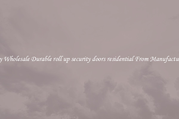 Buy Wholesale Durable roll up security doors residential From Manufacturers
