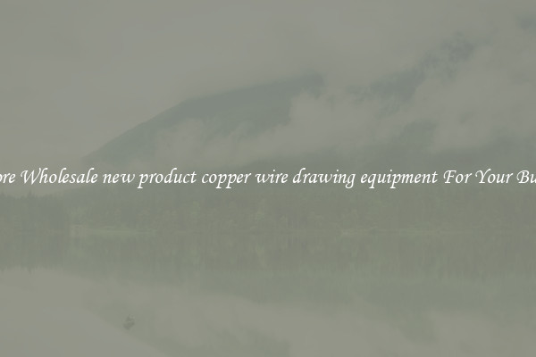  Explore Wholesale new product copper wire drawing equipment For Your Business 