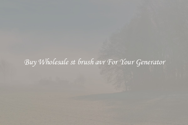 Buy Wholesale st brush avr For Your Generator