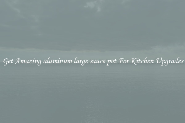 Get Amazing aluminum large sauce pot For Kitchen Upgrades